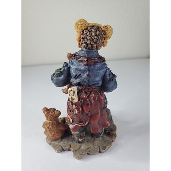Boyds Bears & Friends Wee Folkstone collection, "Bean...The Bearmaker Elf" 1997 - Picture 3 of 9